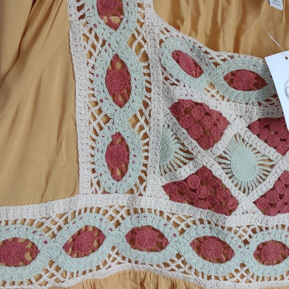 NWOT Cato Boho Crochet Detailed Dress. - Picture 3 of 5